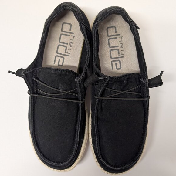 Hey Dude Wendy L Slip-On Shoes in Black - Size 8 - Picture 3 of 16